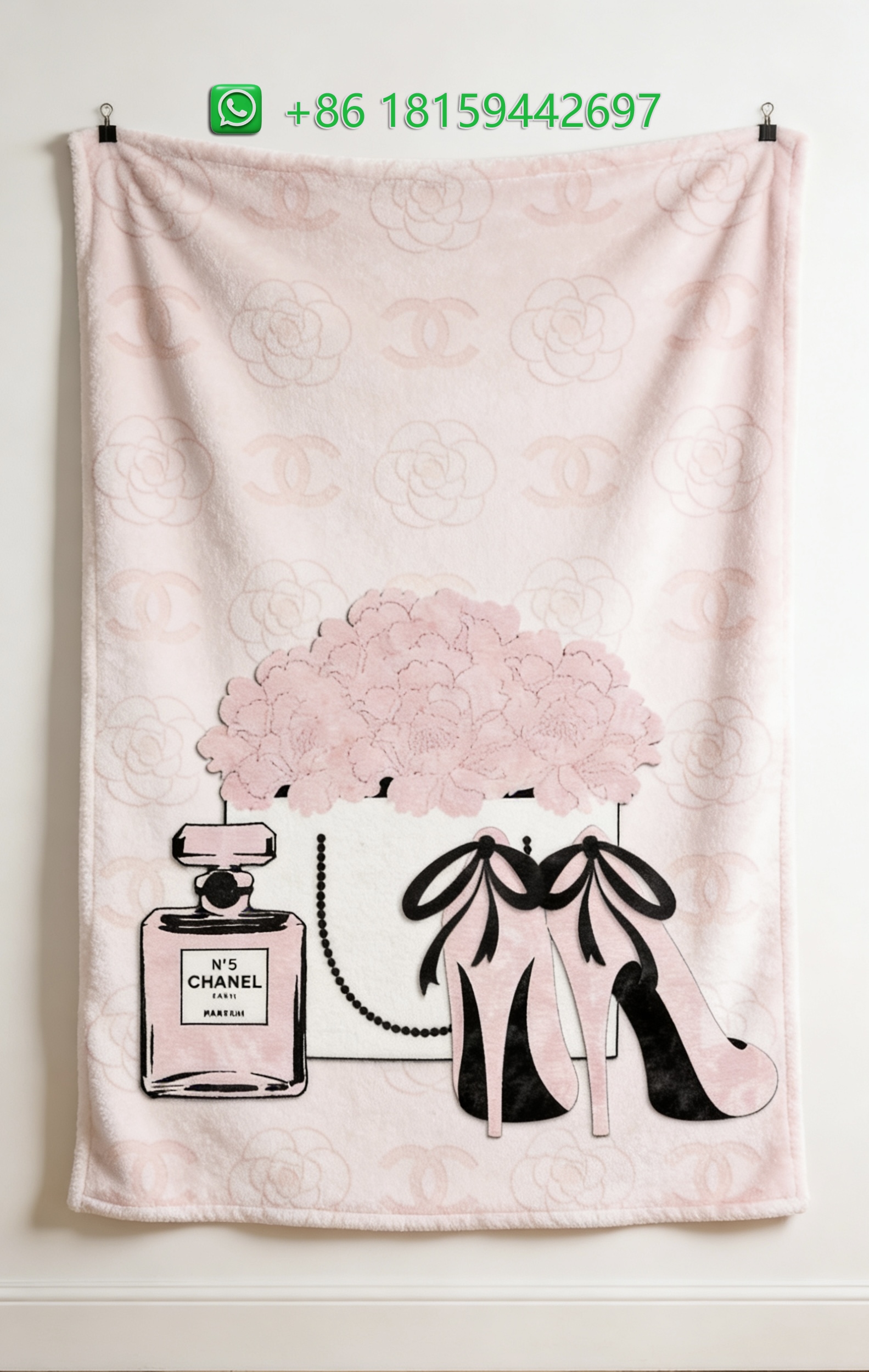 Chanel Throw Blankets